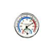 Metal Thermohygrometer for Sauna Rooms