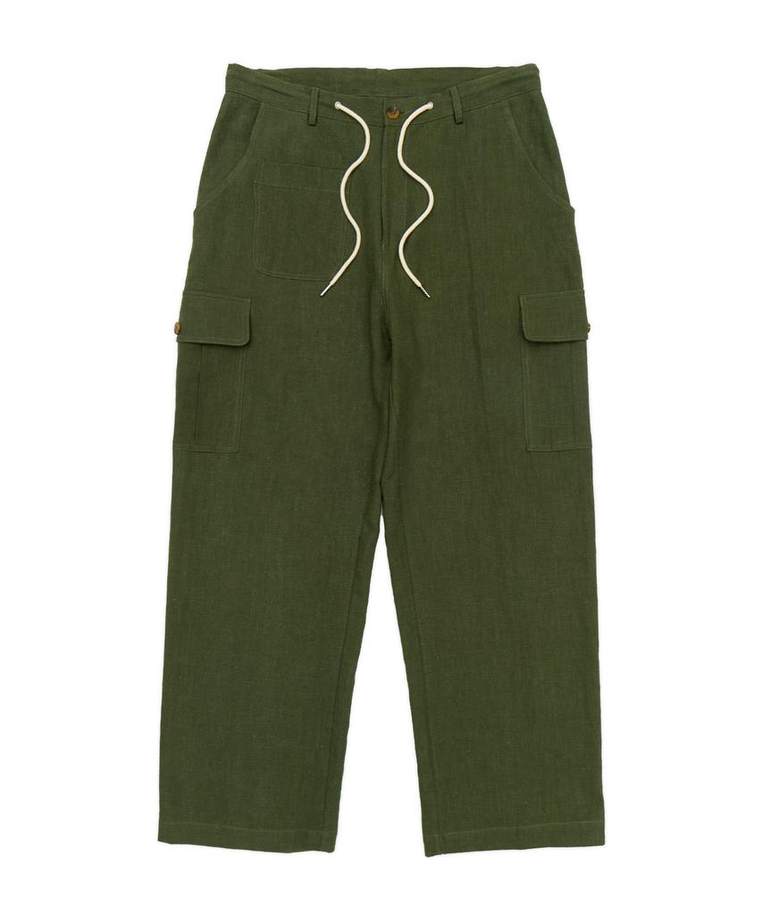 GLW Wide Front Pocket Summer Cargo Pants Khaki