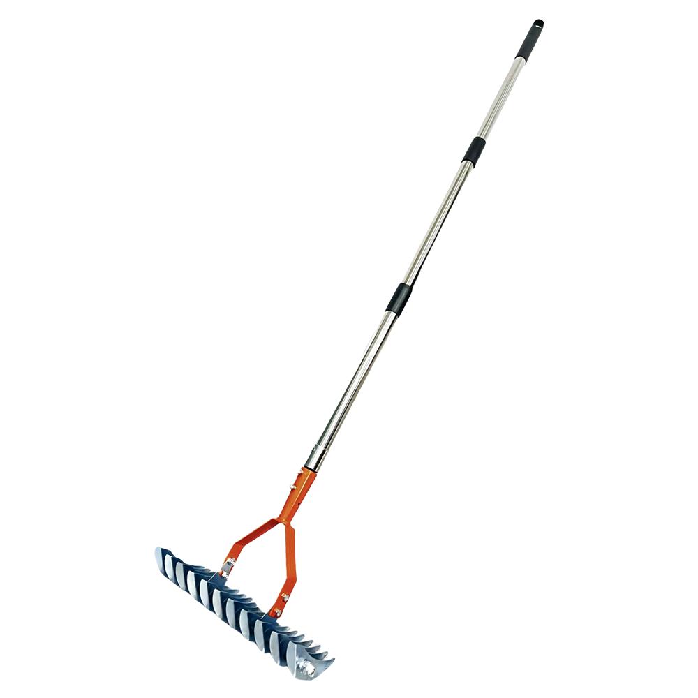 Detachable Lawn Rake Thatch Rake for Lawn Care Dethatching Rake Garden Leaf Rake Soil Cultivator Lawn Grass Rake Aerator Tool