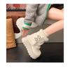 High-top Snow Boots for Women - New Style, Thickly Lined, Short Boots, Heightening Shoes, Cotton Shoes