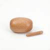Darning Egg with Handle Smooth Wooden Handheld Clothing Mending Tool for Knitters,