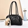 City Style Pu Bag With Stitching Details And Inner Storage For Casual Outings