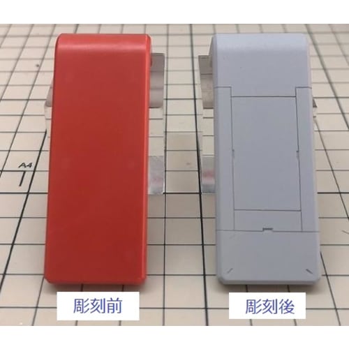 SAISAC 5-Blade Carving Chisel Set for Gundam Model Kits, Figures, Models, and Plastic Models (Red)