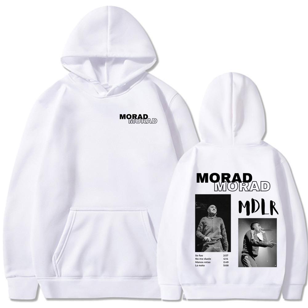 Rapper Morad MDLR Tour Album 2025 Hoodies Men Women Clothing Hip Hop Fashion Hooded Sweatshirts Long Sleeve Pullovers Streetwear