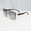 Frameless Trimmed Sunglasses, Fashionable And Simple Sunglasses, Women'S High-End Retro Square Sunglasses