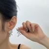 Unisex Transparent Pendant Women Crystal Necklace Jellyfish Stud Earrings Korean Style Choker