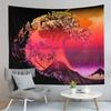 Japanese Ocean Wave Tapestry Asian Anime Tapestry Great Wave Kanagawa Tapestry Art Home Living Room Bedroom Decor Tapestries