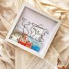 Travel Adventure Archive Box Ticket Bank Money Box Piggy Wooden Coin Saving Kids Fund Box Postcard Souvenir Wall Picture Frame