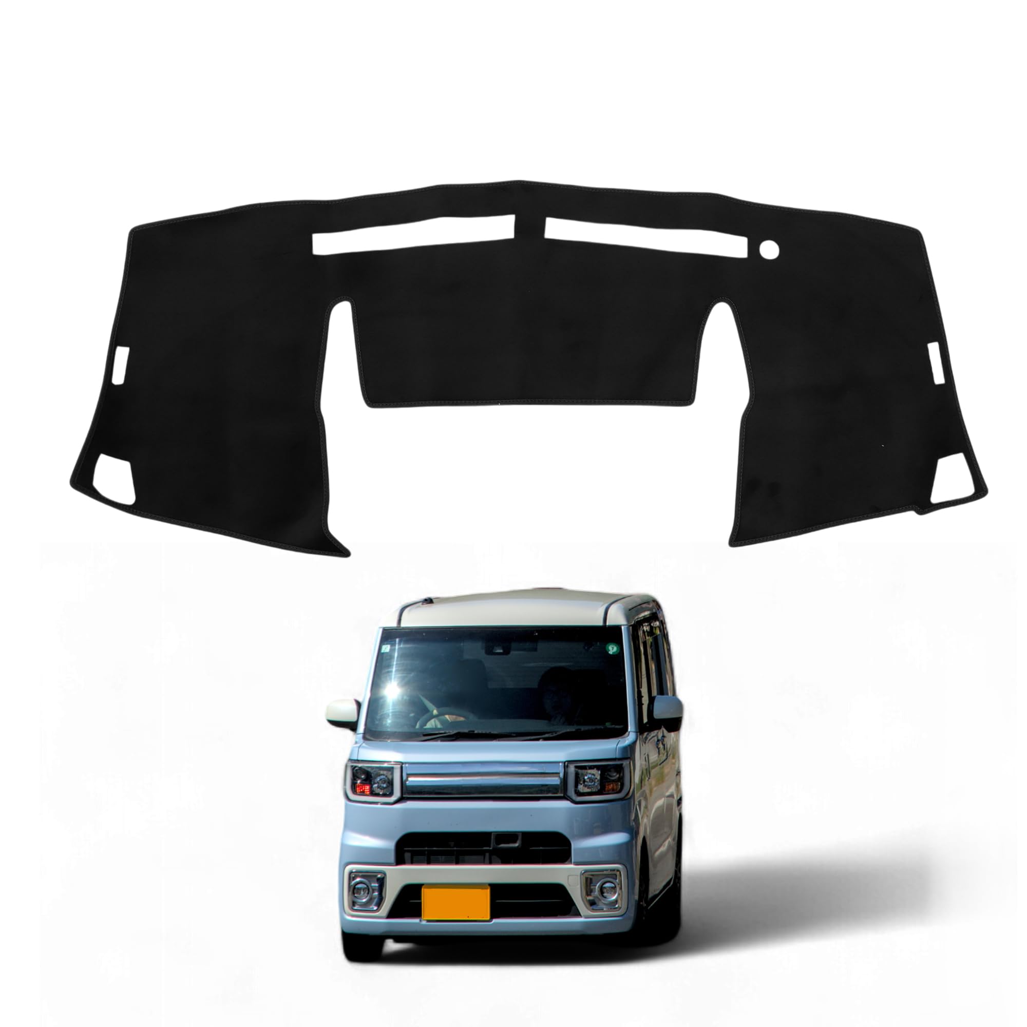 

Накладка на приборную панель TUCKBOLD для Daihatsu Wake, защитная, на заказ, фланелевый комплект LA700S/LA710S, чехол, коврик, интерьер, детали, аксессуары, чёрный