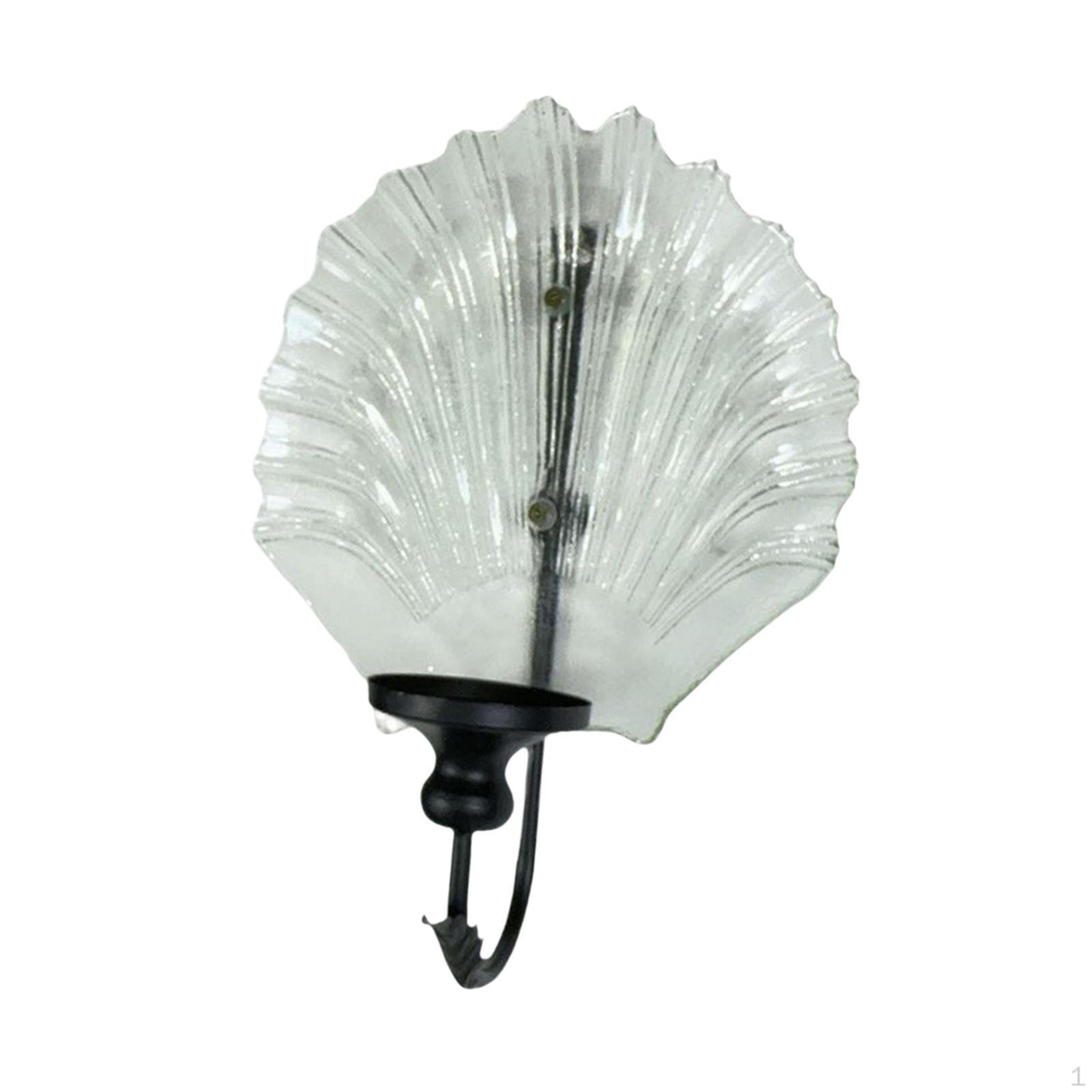 

Подсвечник для настенного крепления, декоративный дизайн из железа и стекла для гостиной и встреч Style C