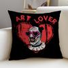 Horrifying TTerrifierS Cushion Cover Breathable and skinfriendly linen pillowcase square removable and washable cushion