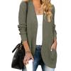 Women's Solid-color Fashionable Long-sleeved Top Coat