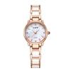 Elegant Quartz Lady's Watch with Diamond Accents
