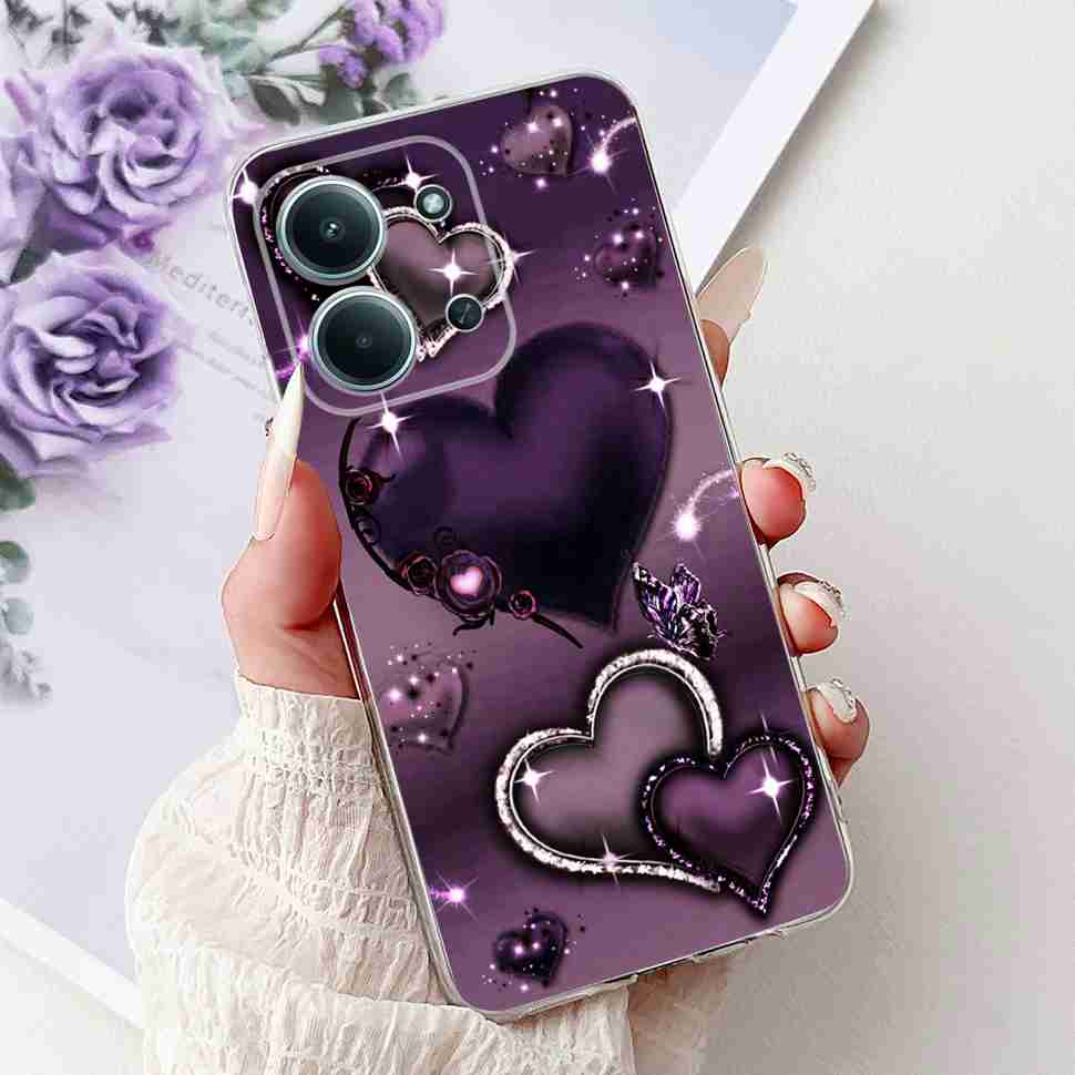 For Xiaomi Redmi 15C 4G 25078RA3EA Case New Butterfly Cute Cat Soft Silicone TPU Cover For Redmi 15C 15c 4G 6.9" Phone Casing