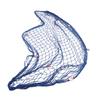 Blue Color Fishing Net Wall Hanging 59.06x78.74in Fish Net Party Decor  Mediterranean Style Decor