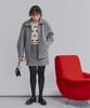 Titibait Heart Print Knit Pullover AEXP4174 Free Size Ivory Women's