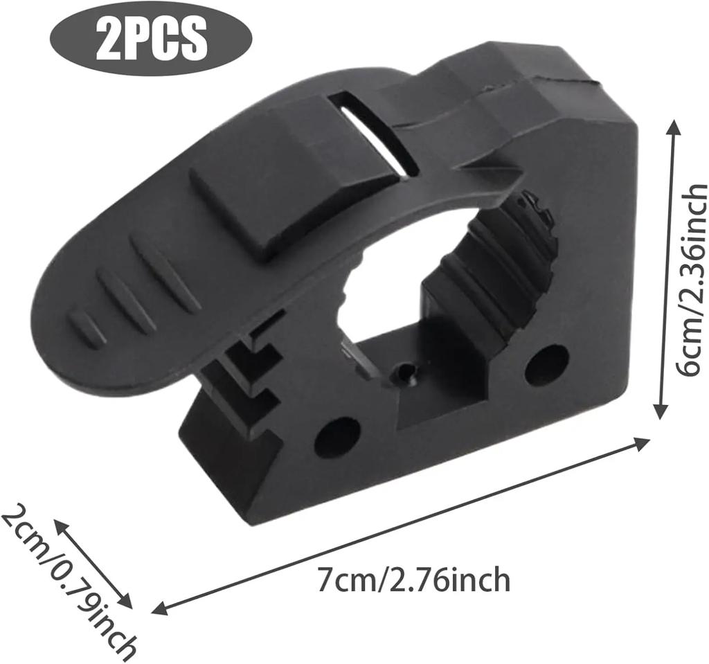 2Pcs Quick Fist Clamp for Mounting Tools Equipment Shovel Holder Auto Offroad ATV UTV Truck Trailer RV Boat Home Accessories