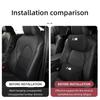 KLIB4 New Car Accessories Flip Fur Headrest Lumbar Support For BMW G30 G20 M3 M5 E46 E92 E93 E60 E70 X3 X4 X5 X1 E39 F30 F10 F30