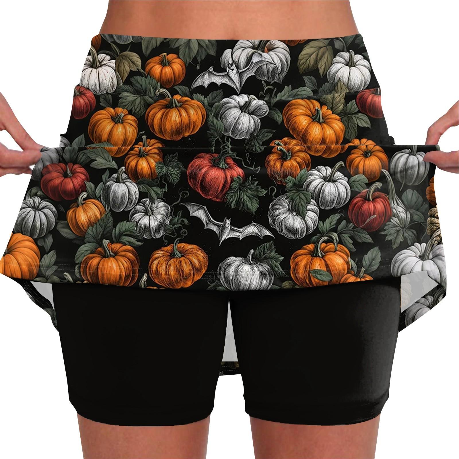 

Эластичные брюки-кюлоты для йоги для женщин, спортивные шорты с принтом, легкие узкие бегуны с высокой талией S шафрановый