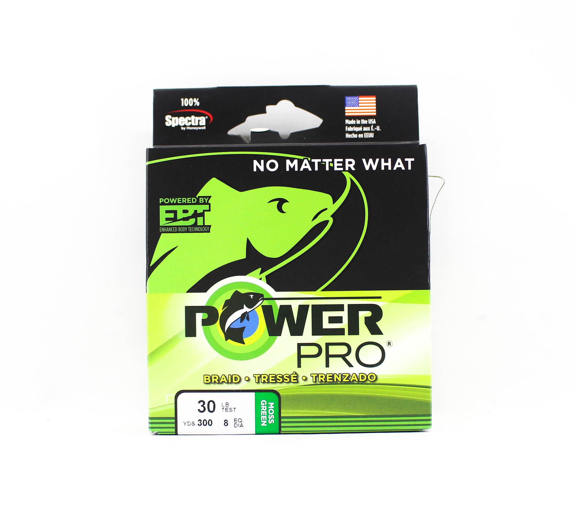 

Power Pro Braided Spectra Line 30lb by 300yds Green (1306)