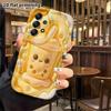 Phone Case: 2D Flat Design Suitable for Samsung Galaxy A34 A35 M05 M06 S20 S22 S21 FE Plus 5G Protective Case, Bubble Tea, Perfect Christmas and Hallo