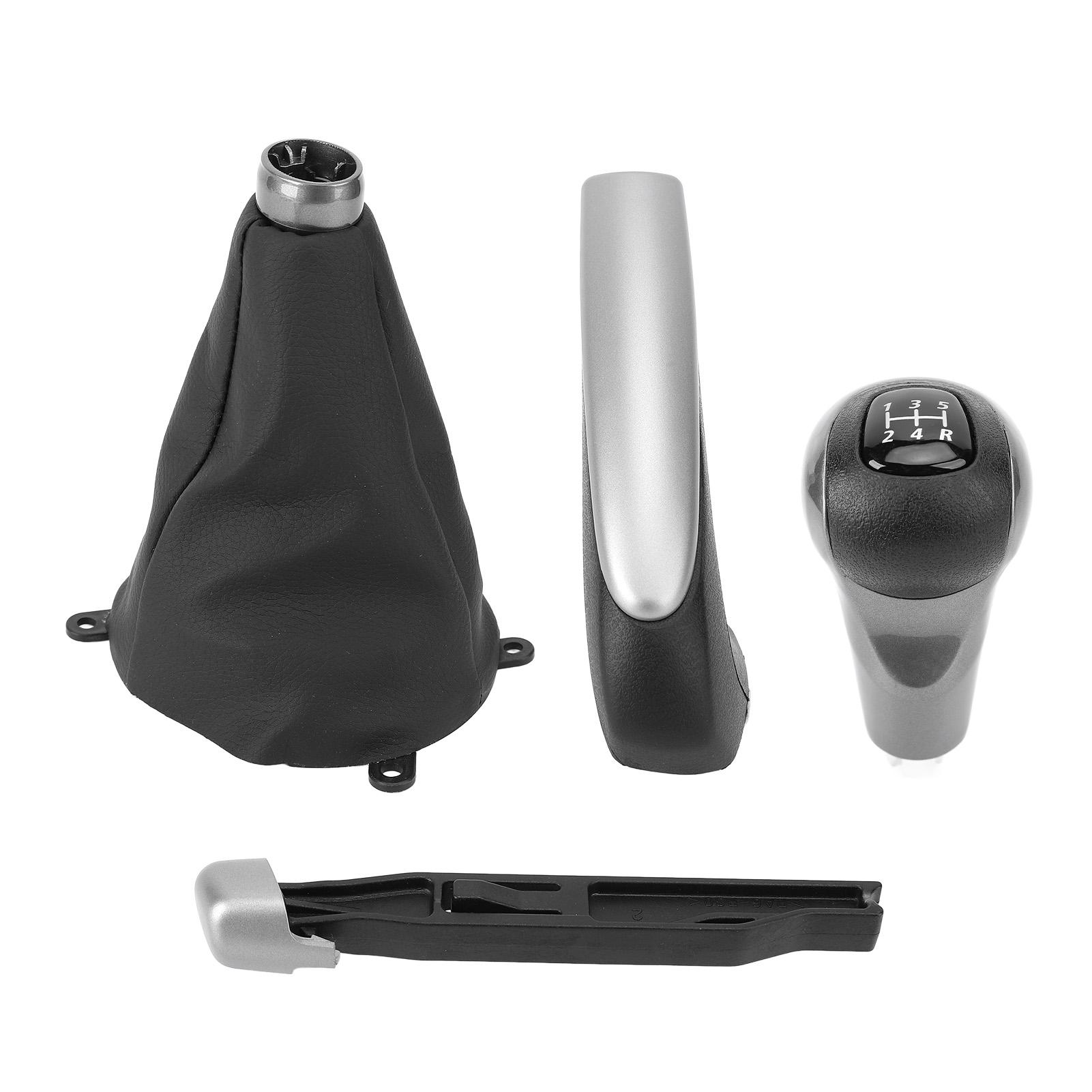 

5Pcs Gear Shift Knob Set with Boot 54102SNAA01 5 Speed Smoother Touch Stylish Look High Strength