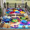 Custom Text Blox Fruits Pattern Floor Rug Soft Indoor Carpet Mat Living Room Bedroom