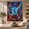 Tapiz Decorativo, Arte de Pared Impreso del Chelsea FC, Colgante de Pared Ligero para Fondo de Dormitorio