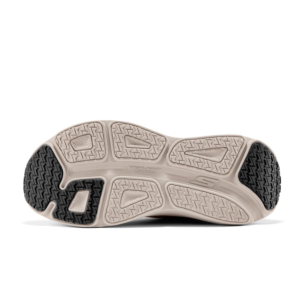 Skechers Lightweight Supportive Cushioning Running Shoes Men Sneakers Gray Brown 220625-TPE
