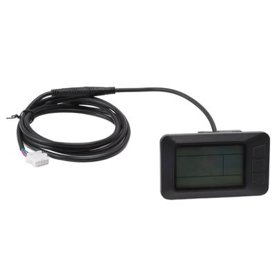 LCD Displej Měřič pro Elektrokolo 24V 36V 48V 5pinový Konektor Vodotěsný Cyklocomputer pro KT