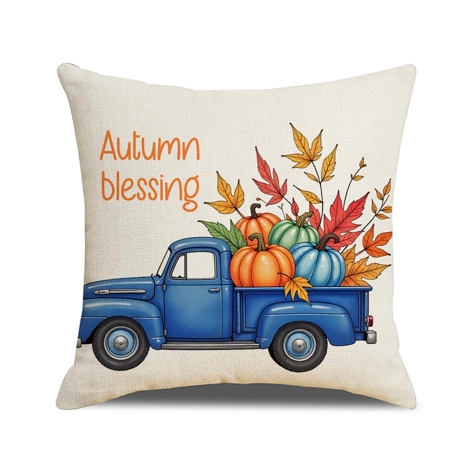 

Autumn New Sofa Pillow Cover Simple and Versatile Letter Printed Cushion Home Decor Living Room Cushion Cover 45 * 45Cm (single pillowcase)