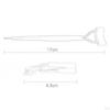 Double Head Eyelash Brush Foldable Eyebrow Styling Accessory Curler Separator