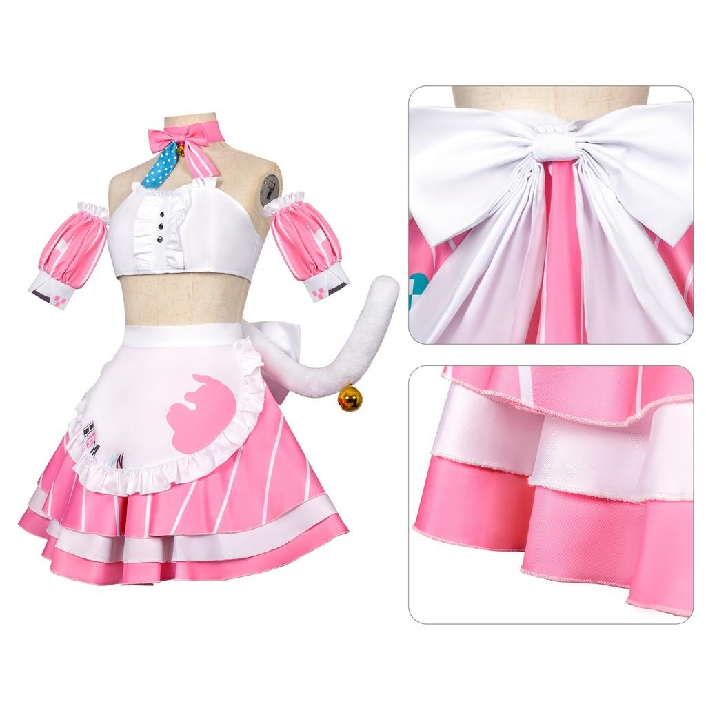 Azur Lane Uss Hammann Cosplay Costume With Polyester Fabric For Anime Role Play