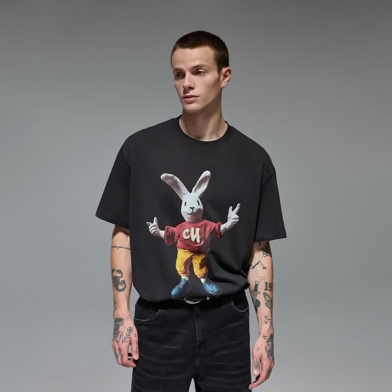 CHINISMCH Men s Casual Graphic Cotton T-Shirt 2XL