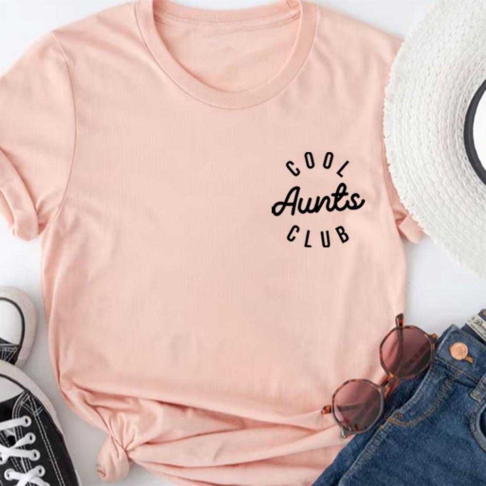 Cool Aunts Club Shirt Favorite Aunt Shirt Funny Cool Aunt Tee Cool Aunt Gift From Niece Trendy Shirts for Women Harajuku Y2k Top