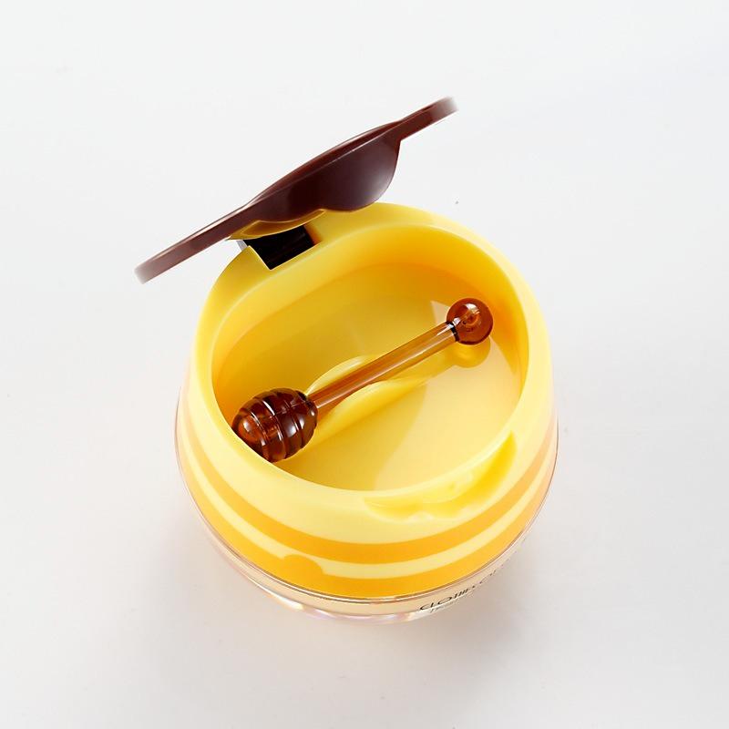 Propolis feuchtigkeitsspendende Lippenmaske, Schlaf-Lippenbalsam, nährende Anti-Falten-Lippenpflege, Anti-Risse, Unisex mit Pinsel, Lippenpflege
