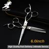 6.0 Inch Zcl-60 Hairdressing Scissors Haircutting Shears Flat Scissors Bangs Shears Tooth Shears Thinning Bearing Shears