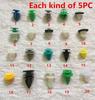 100X Mixed Auto Fastener Plastic Screw Rivet Clip For Car Dashboard Bumper Panel
