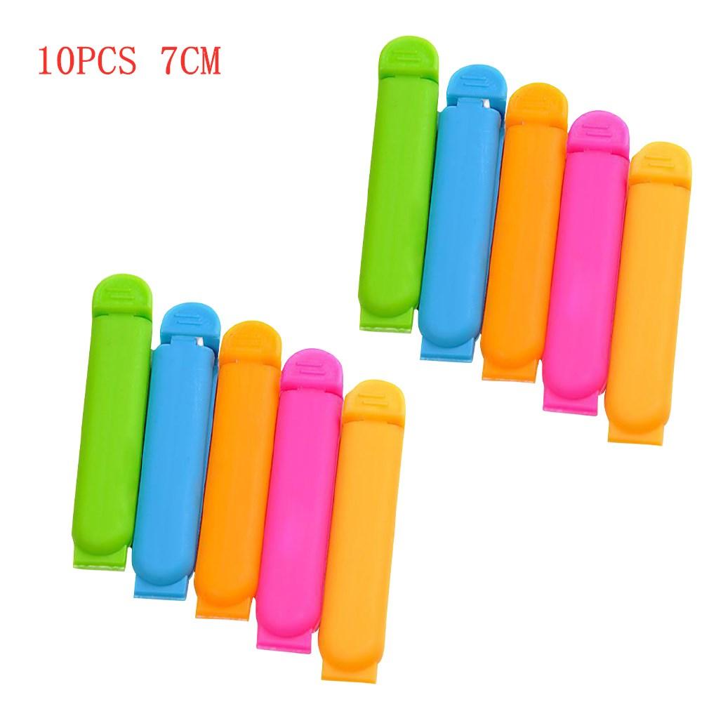 Hot! 5/10/12/20PCS Portable Kitchen Storage Food Snack Seal Sealing Bag Clips Sealer Clamp Plastic Tool Kitchen Accessories