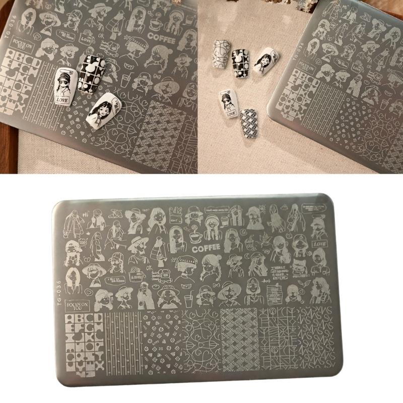 Klarer Silikon-Nageltransferstempel mit starker Edelstahlbasis für einfache Anwendung auf Nägeln Verschiedene Nagellacke