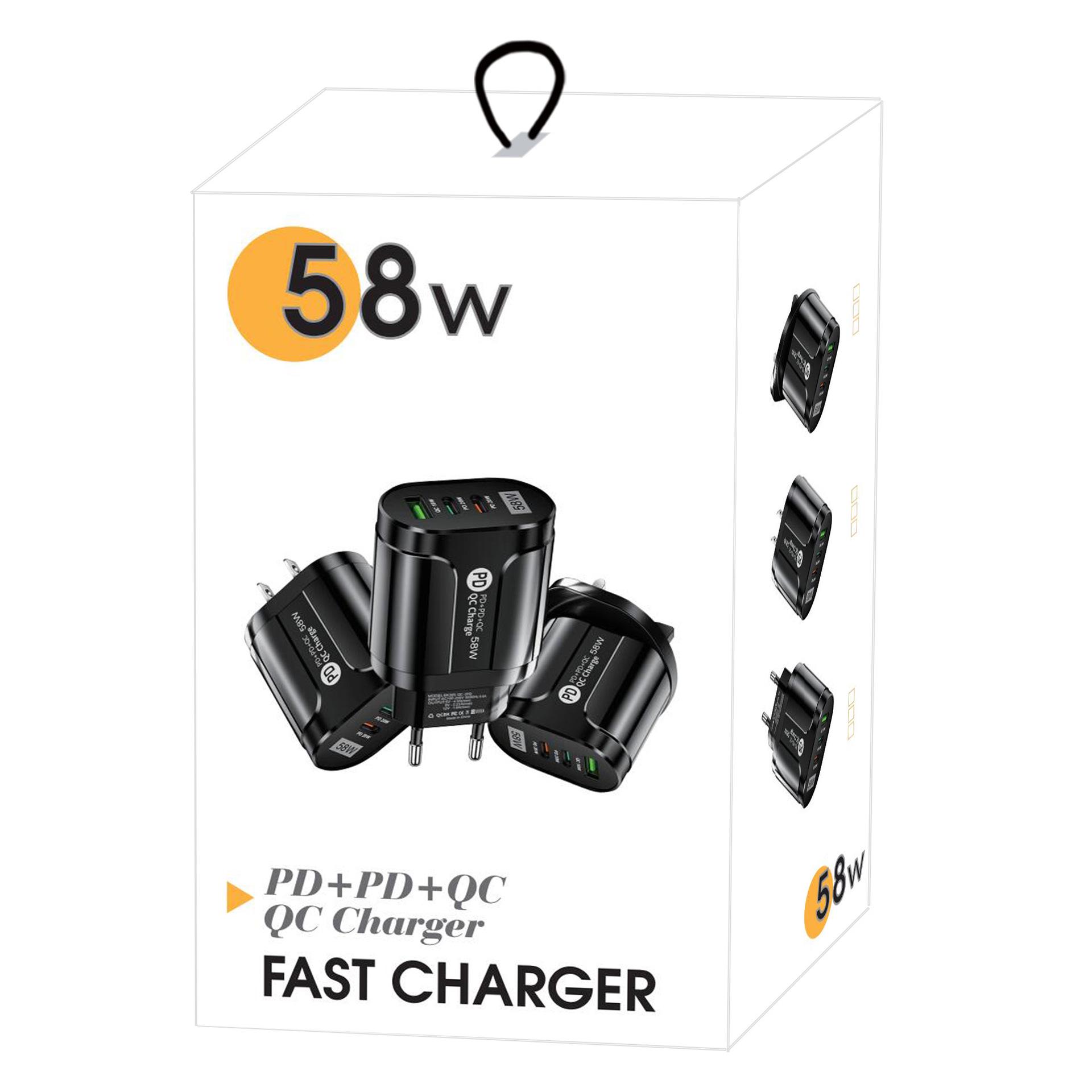 

Luminous 58W Dual Fast Charger with 2PD & QC3.0 - EU/US/UK/KR/AU Standard