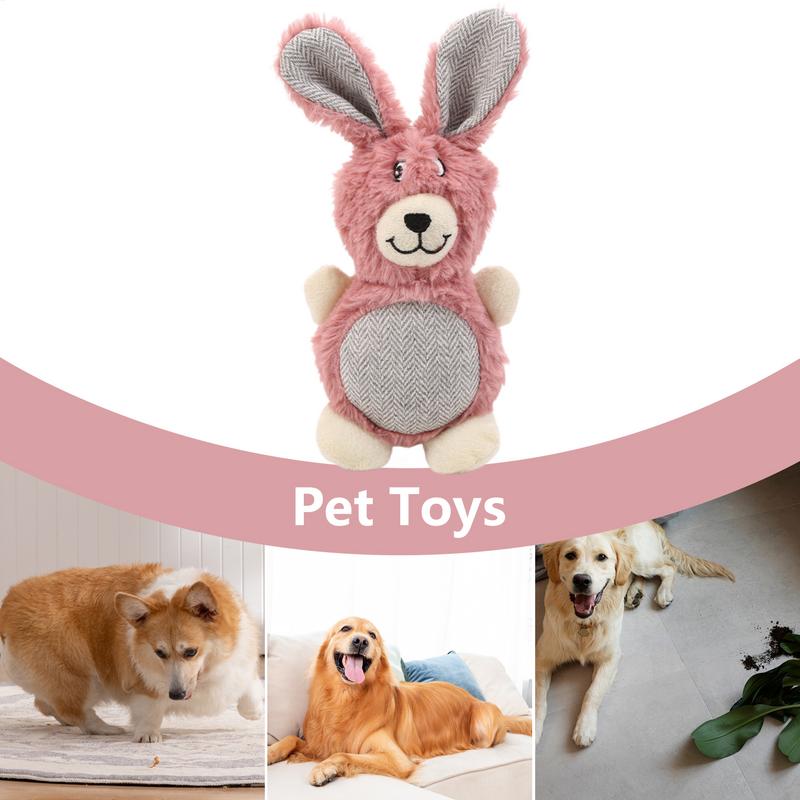 Stuffed Dog Toys Animal-Shaped Plush Stuffed Dog Toy Interactive Puppy Comfort Toy Lovely Pet Chewing Toy For Holiday Birthday