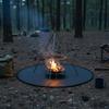 Fire Bowl Mat Heat Resistant Fireproof Floor Mat BBQ Floor Protector Reusable Deck Protector Pad Long-Lasting for Fireplace