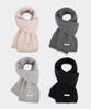 UNDEROFF [2Pack] 100% Wool Soft Knit Scarf 4 Colors