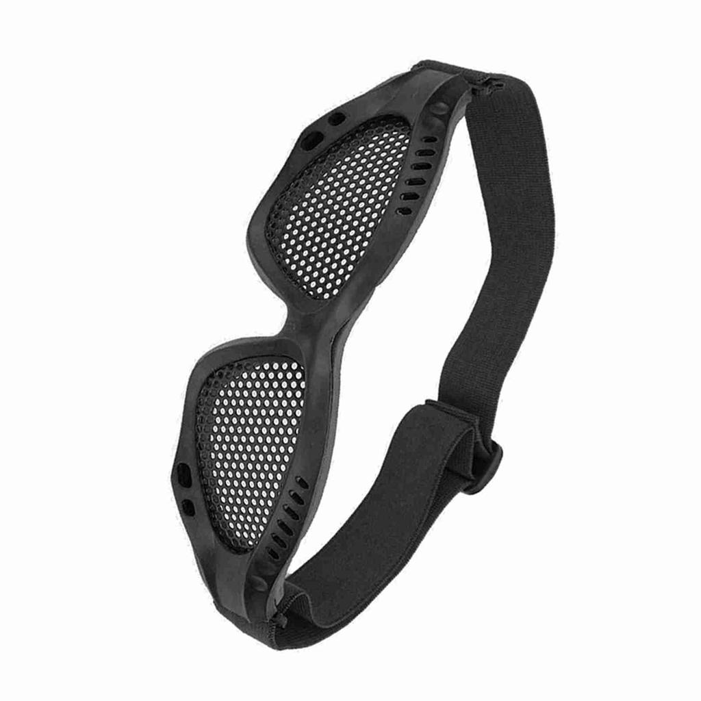 Occhiali da Gioco CS con Occhiello in Rete Metallica e Cinturino( verde)