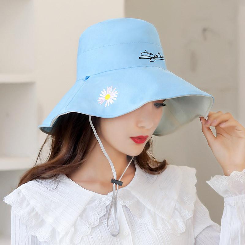 Summer Doublesided Womens Wide Brim Hat With Sun Protection For Beach Outings