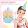 16 Pcs Clothing Birthday Hat Child Grad Cap Tassel Paper Graduation Photo Booth Props