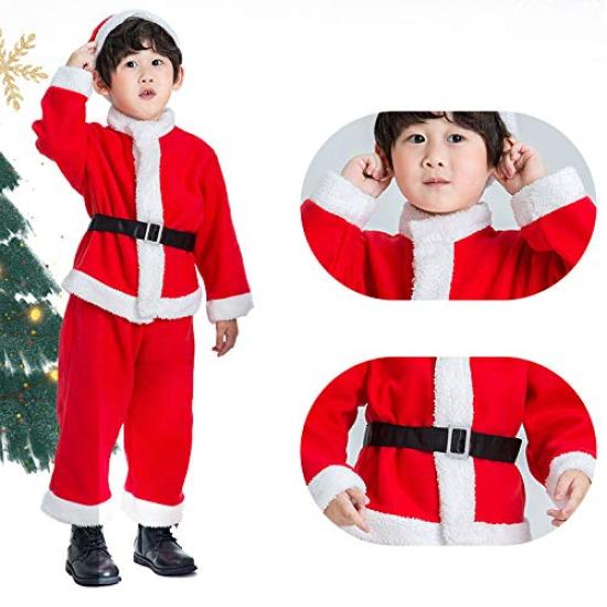 GALSANG Kids Baby Santa Santa Santa Outfit for Girls and Cute Christmas Costume with Sizes and 150 Santa, Costume, Children's Costume, Cosplay, Boys,