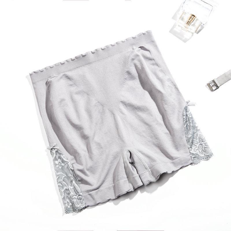 Hoch taillierte Anti-Exposure-Sicherheitsshorts aus Spitze für Damen