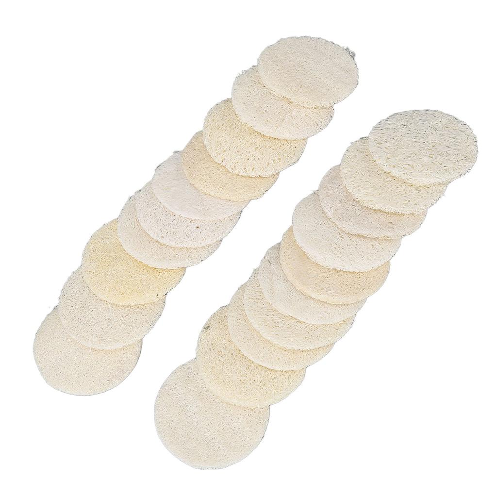 20pcs Exfoliating Loofah Facial Scrubber Gentle Body Facial Cleansing Makeup Remover Brush